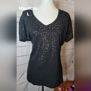 Maurices Black Women's Top